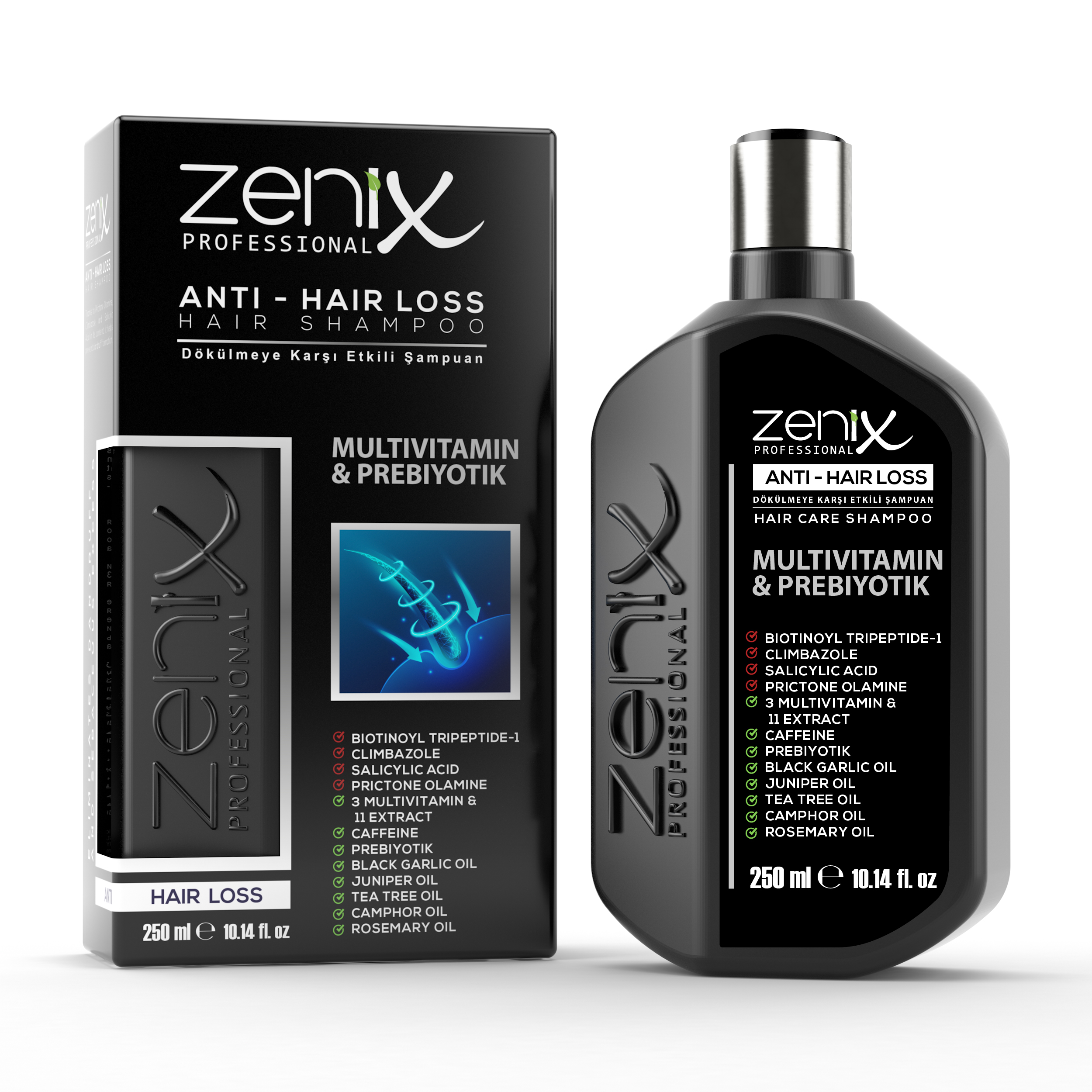 zenix anti hairloss shampoo 250 ml