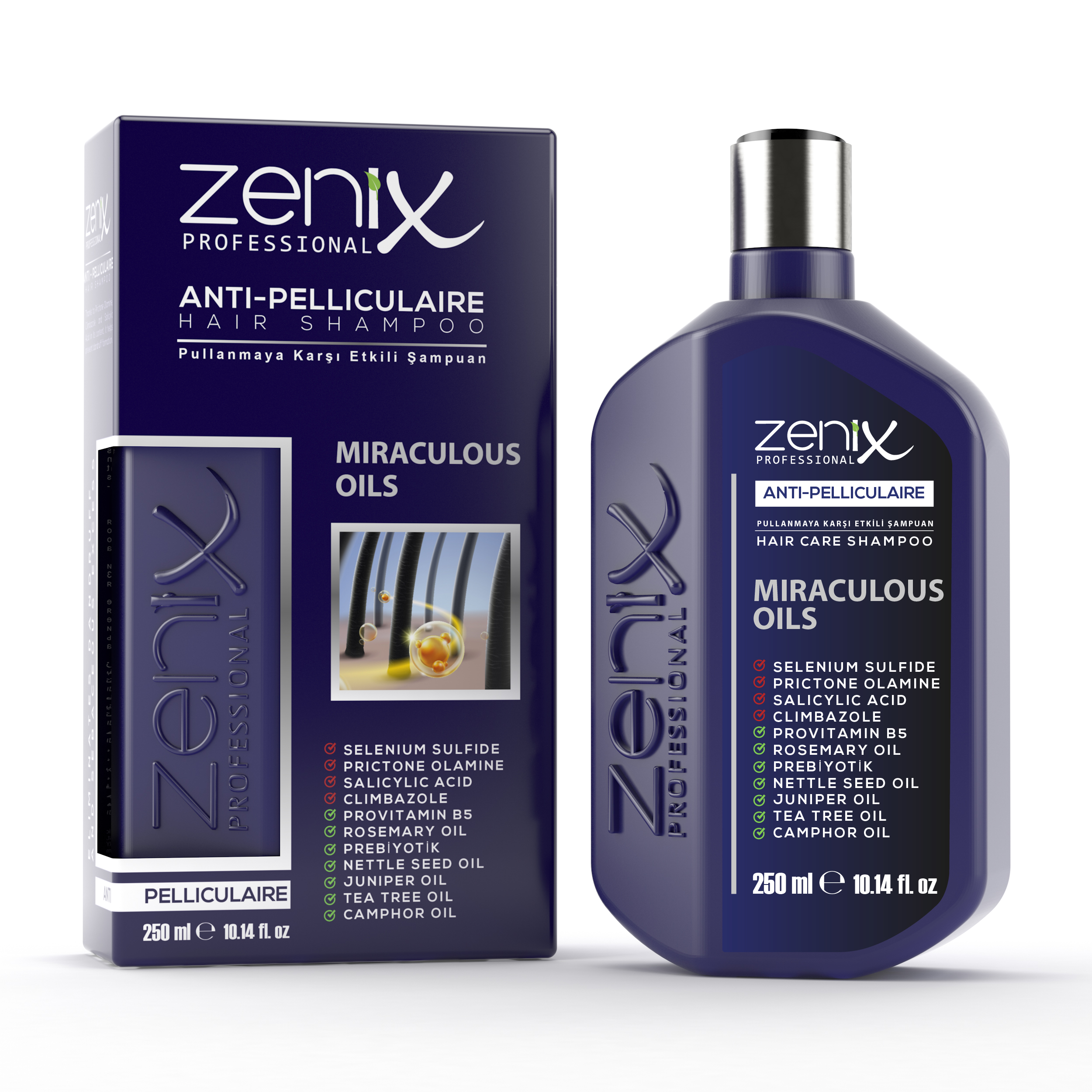 zenix anti pelliculaire shampoo 250 ml